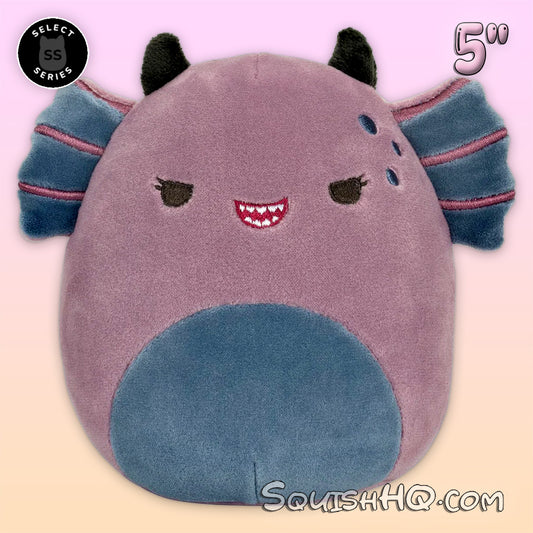 Squishmallows 5-Inch Select Series: Aerope the Purple and Navy Swamp Monster