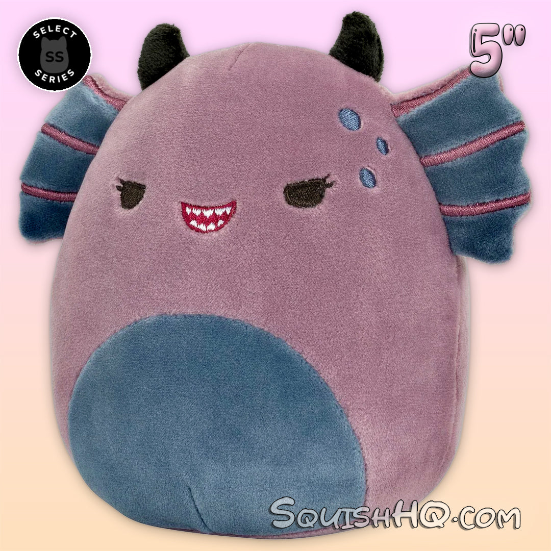 Squishmallows 5-Inch Select Series: Aerope the Purple and Navy Swamp Monster