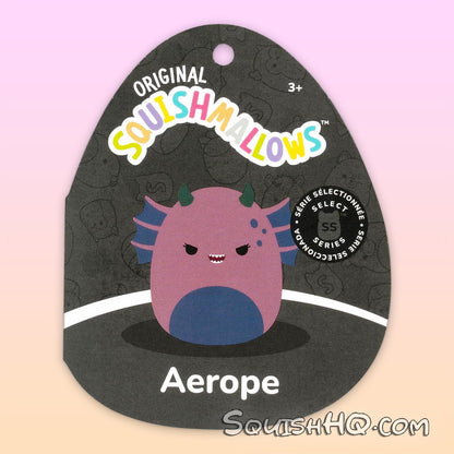 Squishmallows 5-Inch Select Series: Aerope the Purple and Navy Swamp Monster