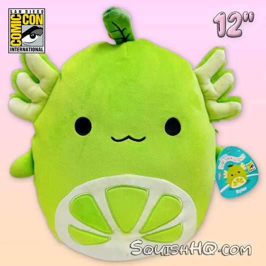 Squishmallows 12-Inch Kyler the Lime Axolotol SDCC Exclusive