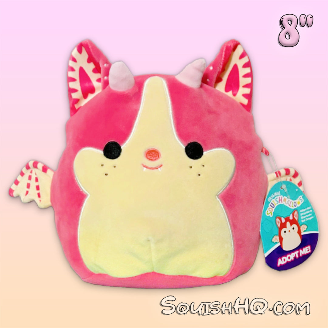 Squishmallows 8" Adopt Me!: Strawberry Shortcake Bat Dragon