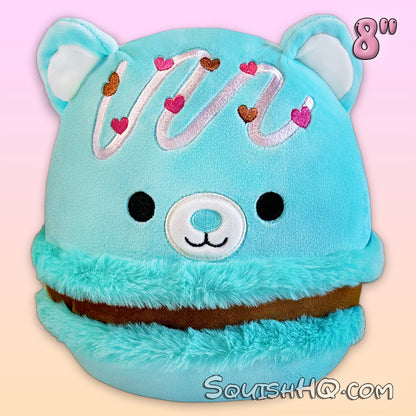 Squishmallows 8-Inch Belinda the Macaron Bear