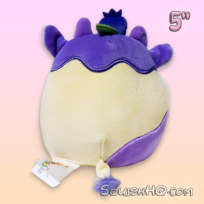 Squishmallows 5", 8" Benito die Blaubeerkuh