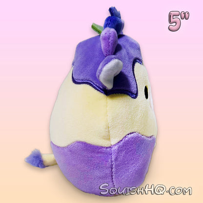 Squishmallows 5", 8" Benito die Blaubeerkuh