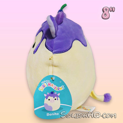 Squishmallows 8" Benito the Blueberry Cow