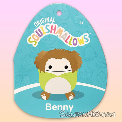 Squishmallows 5-Inch Benny the Bigfoot in Frog Costume