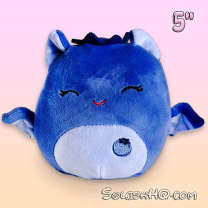 Squishmallows 5” Bessie the Blueberry Bat