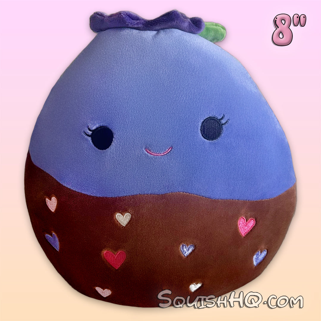 Squishmallows 10-Inch Bluby the Blueberry Chocolate Dipped