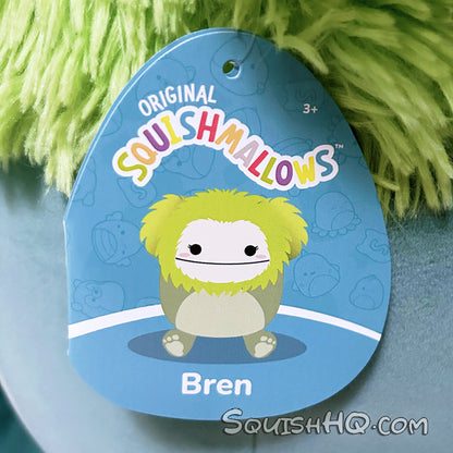 Squishmallows 12" Bren der Bigfoot St. Patrick's Day