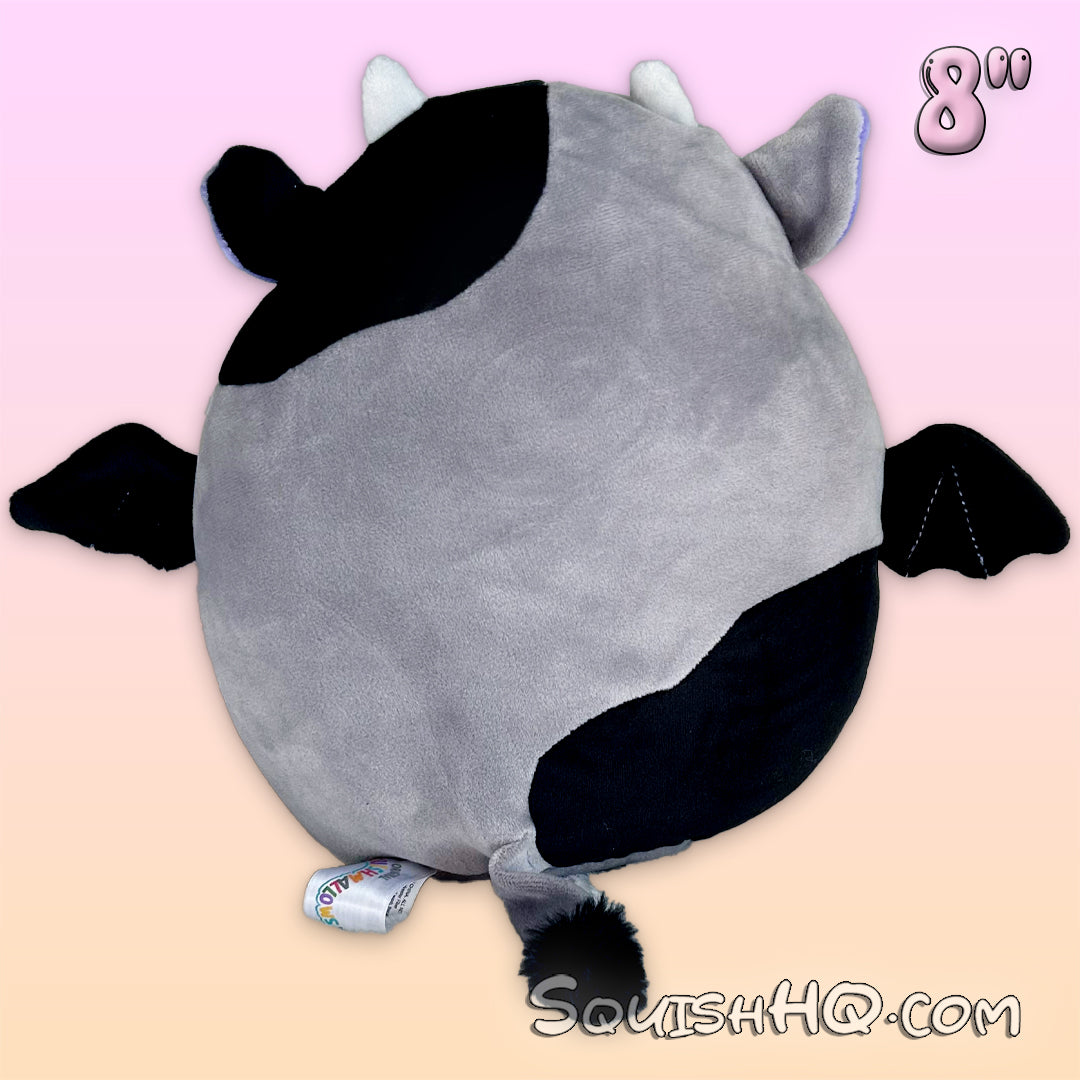 Squishmallows 8-Inch Bridgette the Cow with Bat Wings