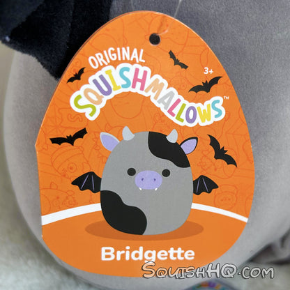 Squishmallows 8-Inch Bridgette the Cow with Bat Wings