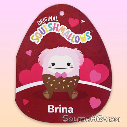 Squishmallows 5-Inch Brina the Bigfoot Chocolate Dipped