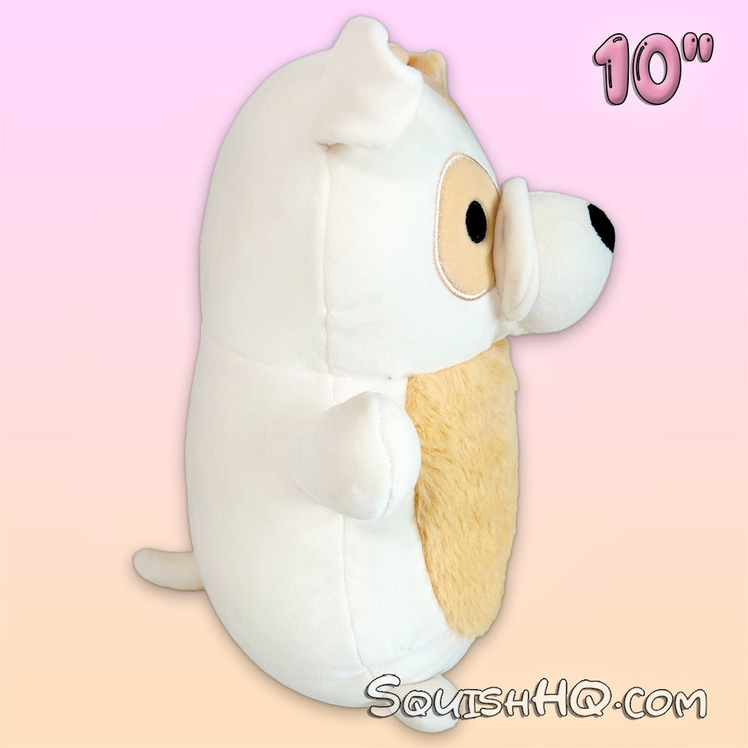 Squishmallows 10-Inch HugMees Brock the Bulldog