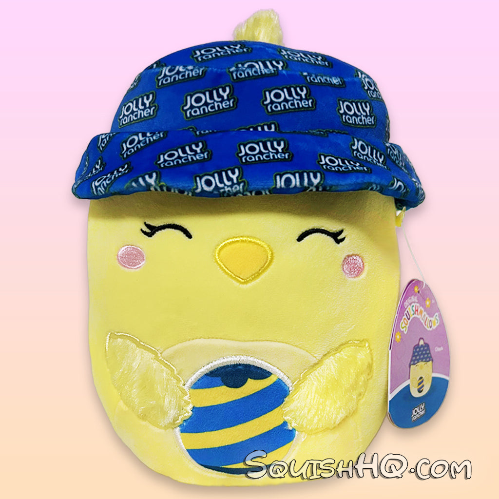 Squishmallows 8" Chuck the Chick with Jolly Rancher Hat