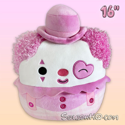 Squishmallows 16-Inch Cupid the Valentine Clown