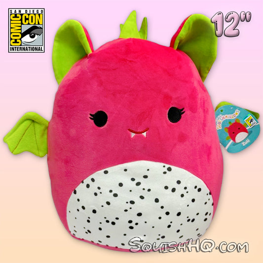 Squishmallows 12-Inch Zuli the Dragonfruit Bat SDCC Exclusive