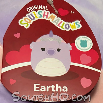 Squishmallows 16" Eartha the Purple Seahorse