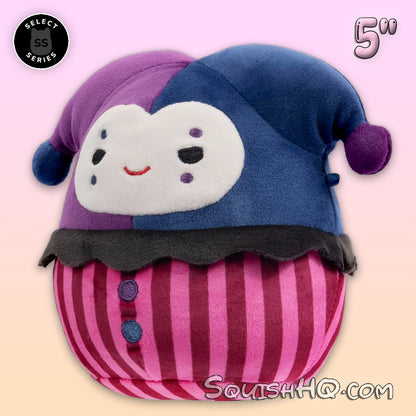 Squishmallows 5-Inch Select Series: Edelweiss the Red Goth Jester