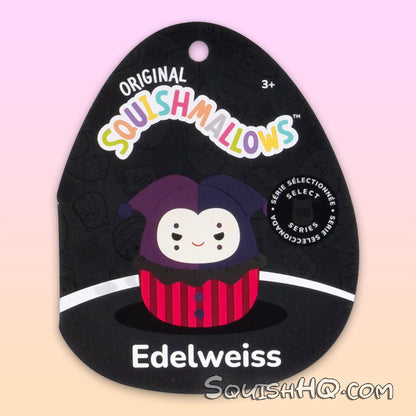 Squishmallows 5-Inch Select Series: Edelweiss the Red Goth Jester