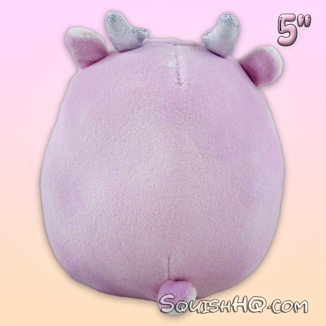 Squishmallows 5-Inch Falala the Pink Snowflake Deer