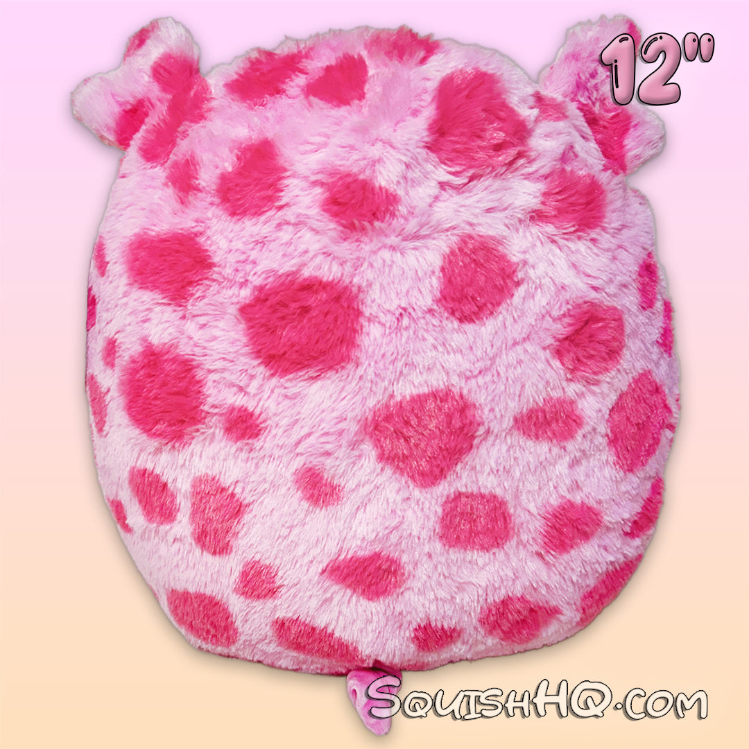 Squishmallows 12-Inch Fuzzamallows Gwendle the Pig