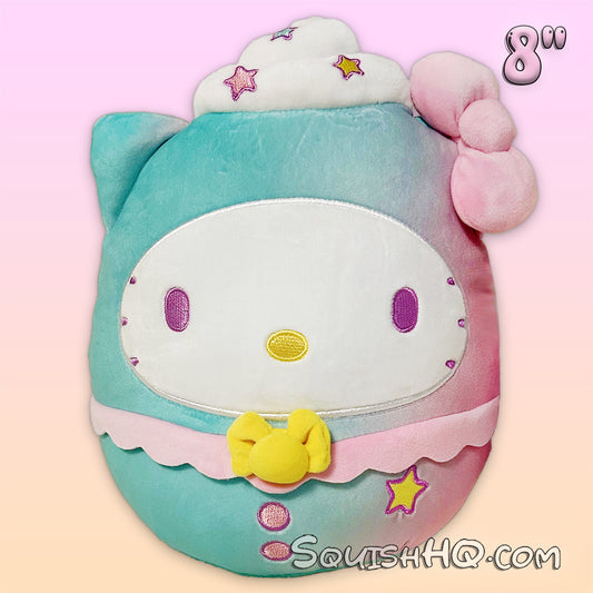 Squishmallows 8-Inch Hello Kitty Pink/Blue Dreamland Squad