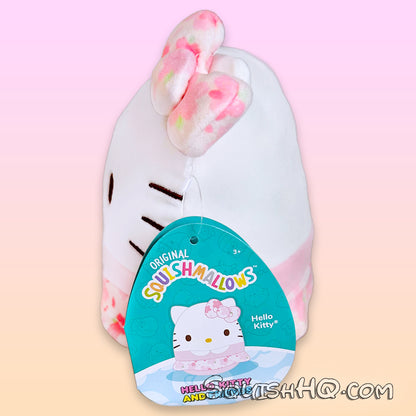 Squishmallows 6,5 Zoll Sanrio Hello Kitty im rosa Kleid