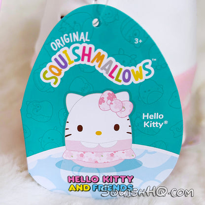 Squishmallows 6,5 Zoll Sanrio Hello Kitty im rosa Kleid