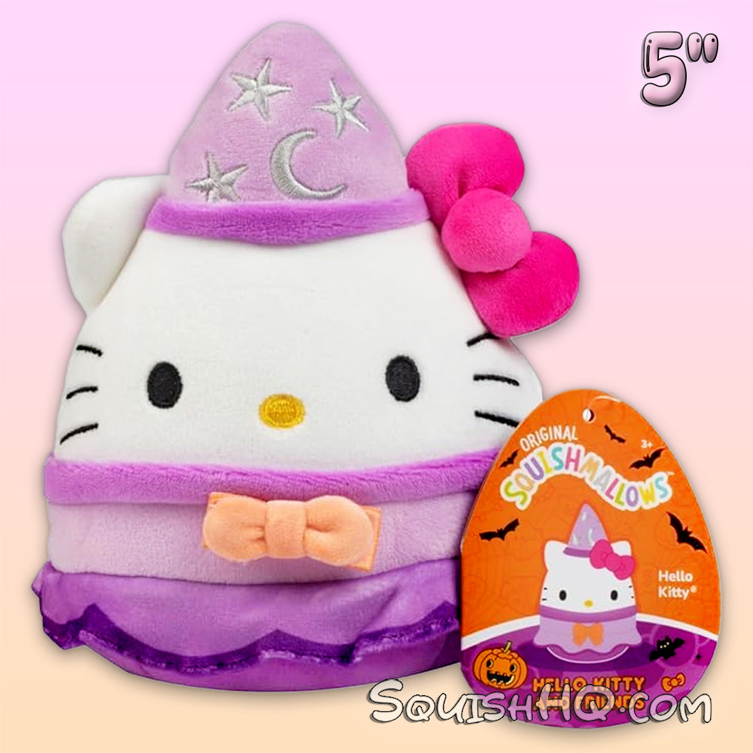 Squishmallows 5-Inch Sanrio Hello Kitty Wizard