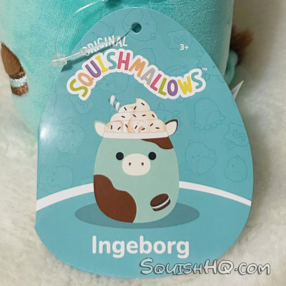 Squishmallows 5-Inch Ingeborg the Mint Chip Milkshake Cow