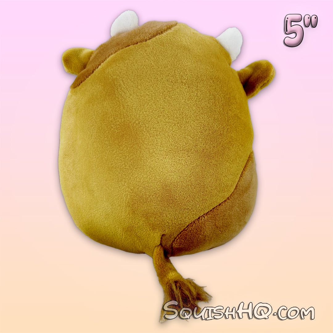 Squishmallows 5-Inch Jericho the Gingerbread Cow