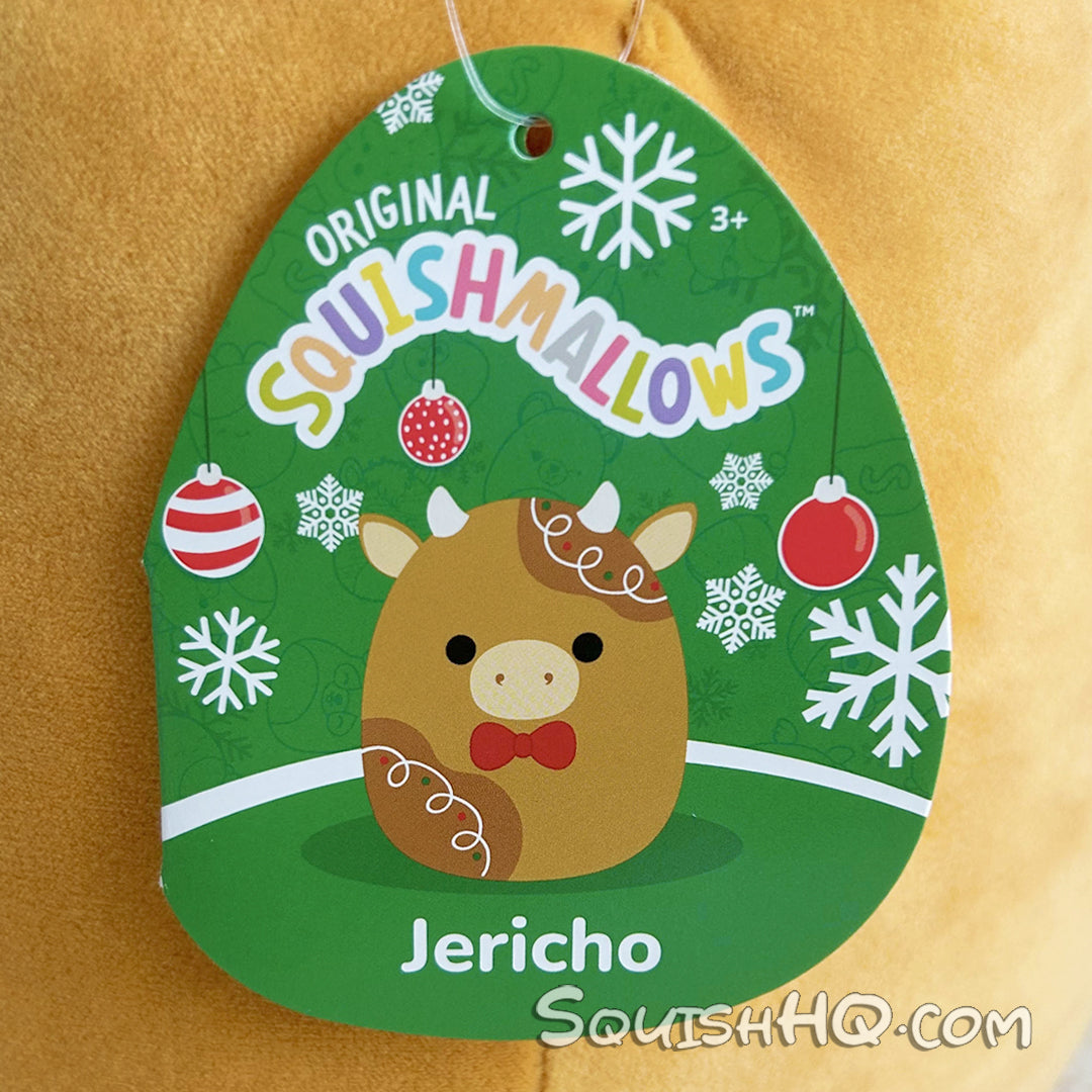 Squishmallows 11-Inch Jericho the Gingerbread Cow