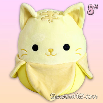 Squishmallows 8-Inch Katinka the Banana Cat