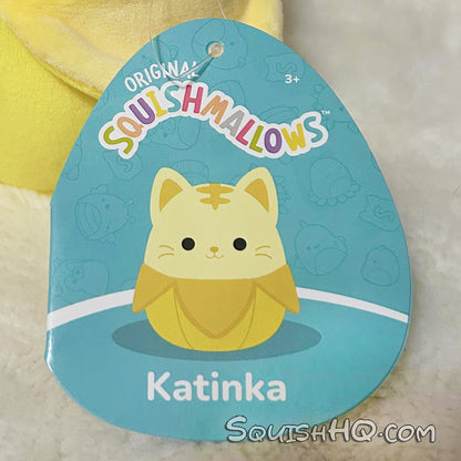 Squishmallows 5-Inch Katinka the Banana Cat