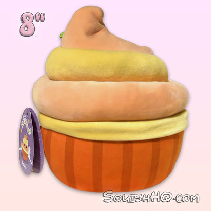 Squishmallows 8-Inch Keisha the Carrot Cake