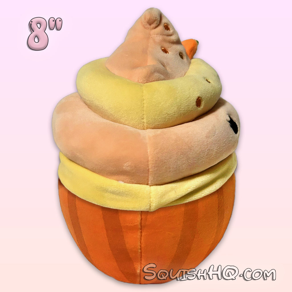 Squishmallows 8-Inch Keisha the Carrot Cake