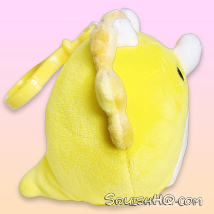 Squishmallows 3.5” Clip Lancaster the Triceratops