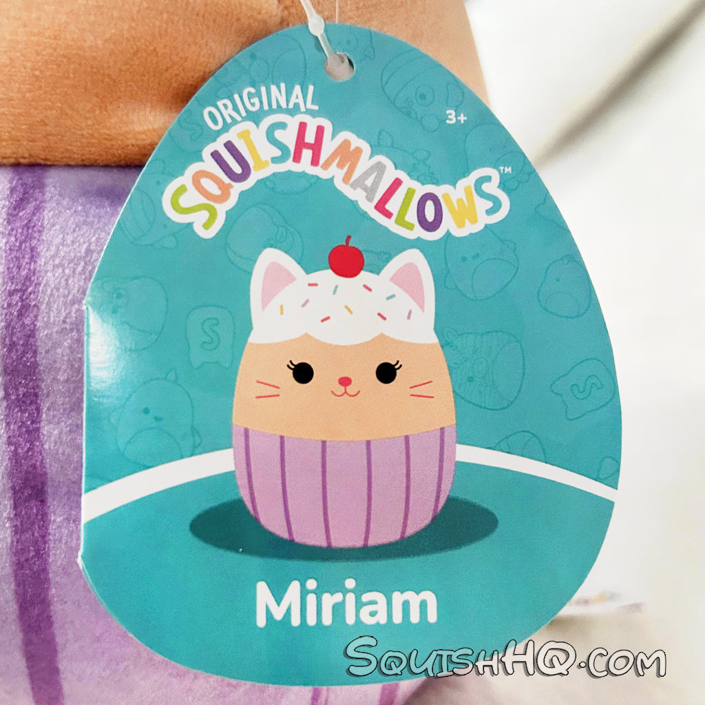 Squishmallows 8" Miriam die Cupcake-Katze