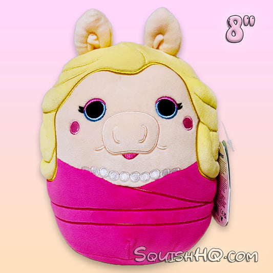 Squishmallows Muppets Squad - 8" Miss Piggy