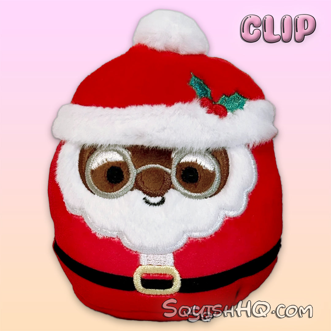 Squishmallows 3.5" Clip Nick the Santa Clause