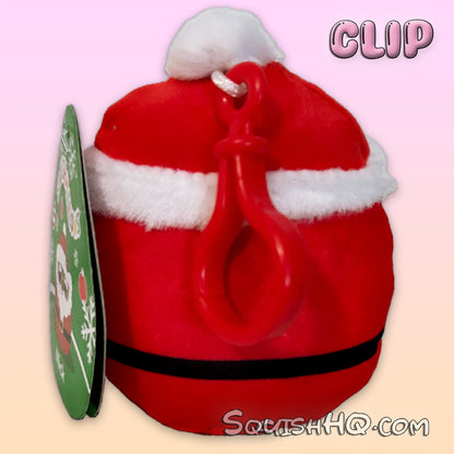 Squishmallows 3.5" Clip Nick the Santa Clause