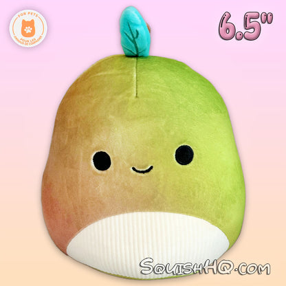 Squishmallows 6.5-Inch Olexa the Pear Dog Toy