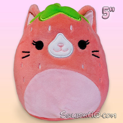 Squishmallows 5” Olma the Strawberry Cat