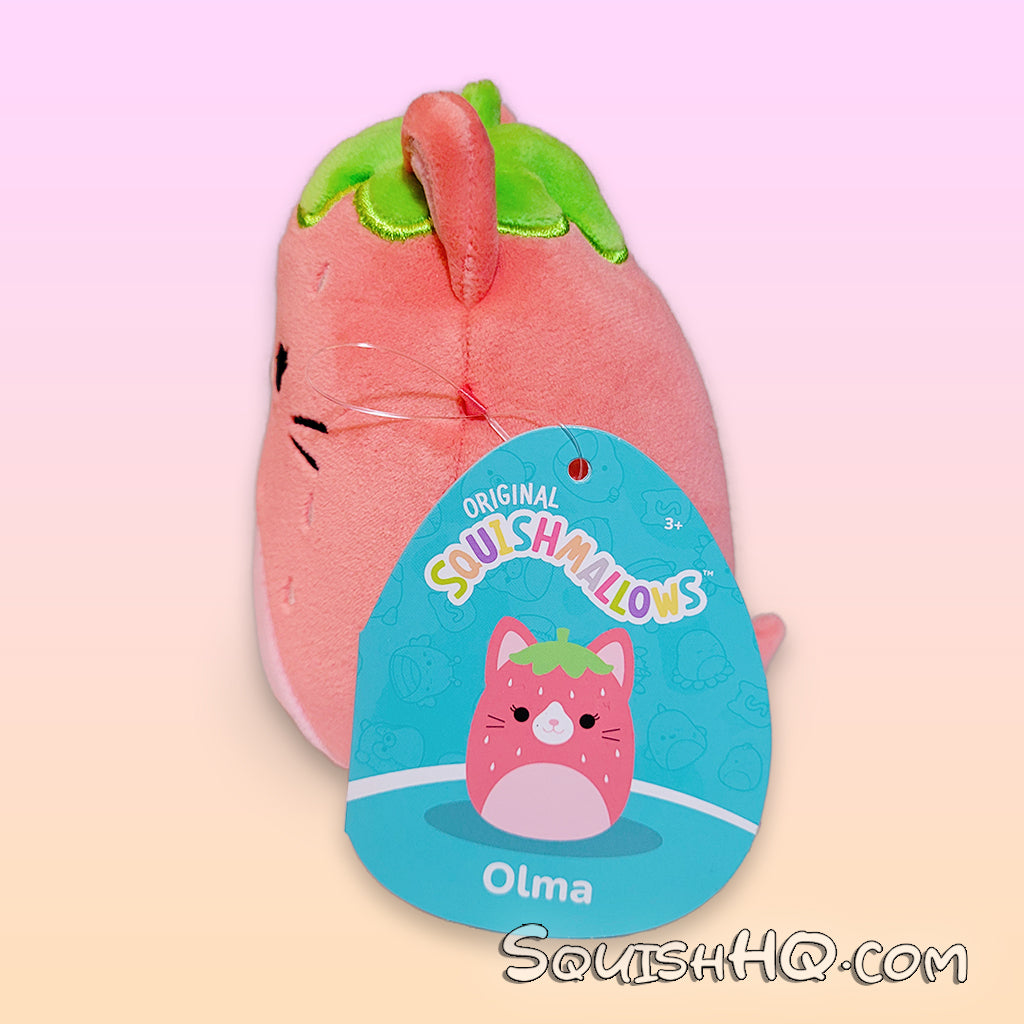 Squishmallows 5” Olma the Strawberry Cat