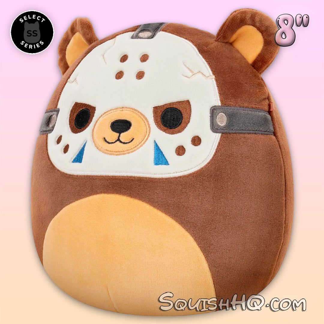 Squishmallows 8-Inch Select Series: Omar in Hockey Mask