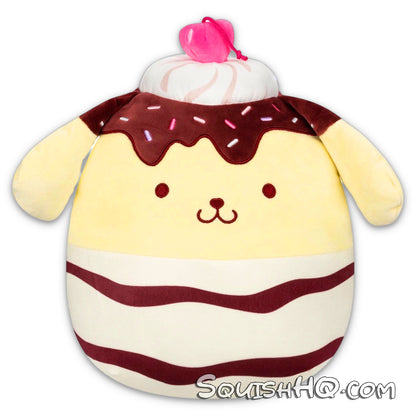 Squishmallows 12" Sanrio Pompompurin Cupcake