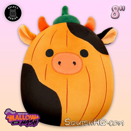 Squishmallows 8-Inch Select Series Pumpkin Connor Mallow Mash 2024