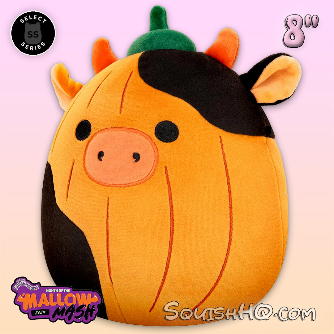 Squishmallows 8-Inch Select Series Pumpkin Connor Mallow Mash 2024