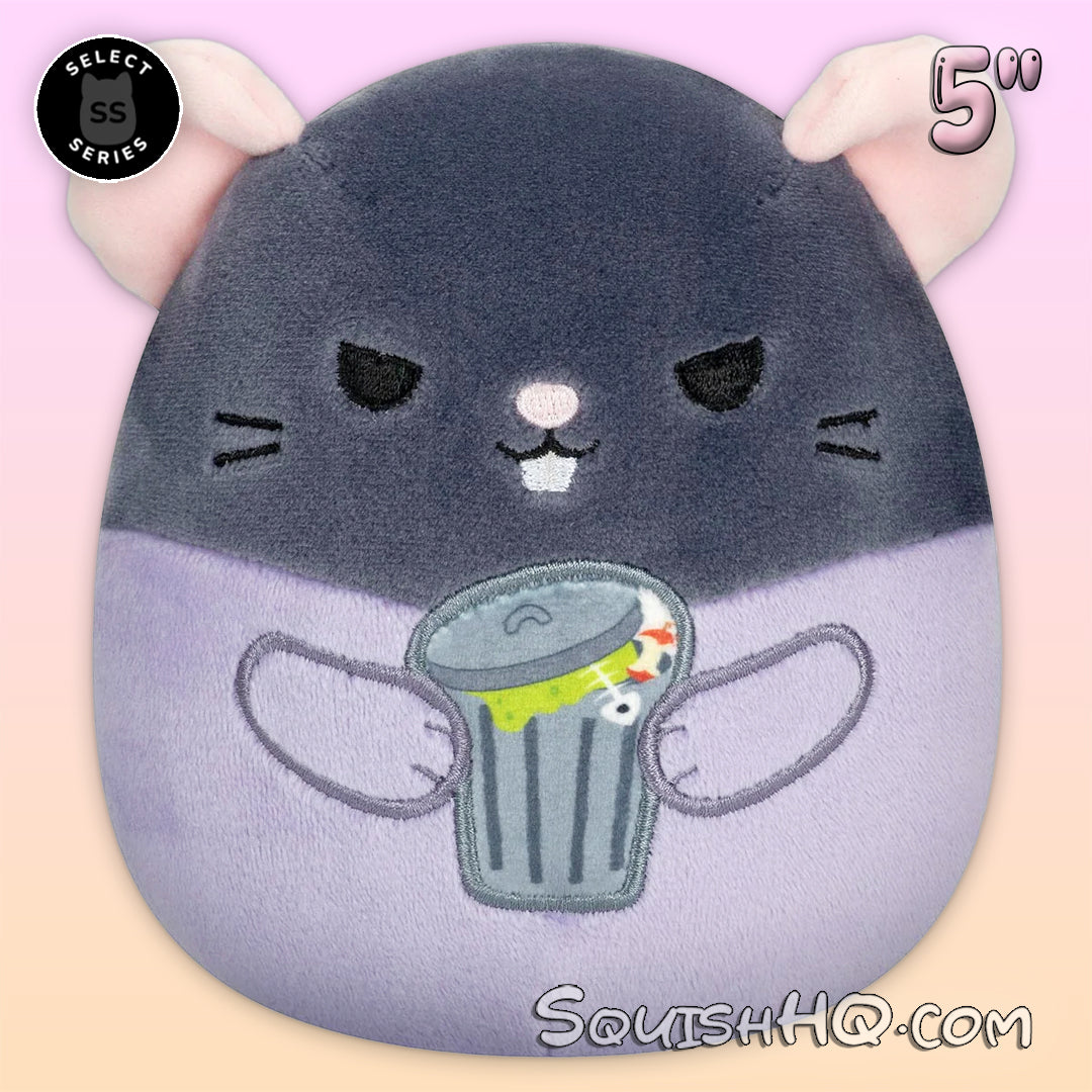 Squishmallows 5-Inch Select Series: Ralphie the Grey Rat