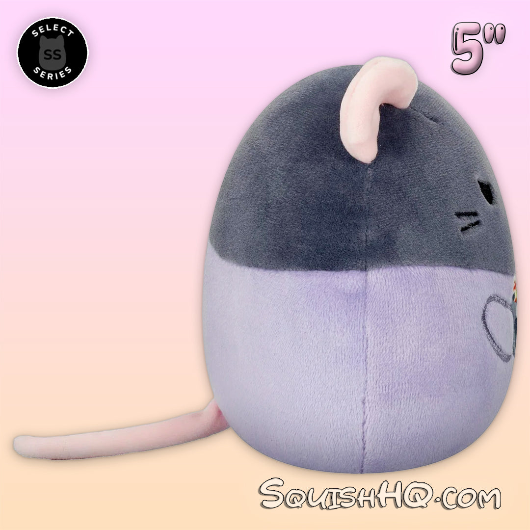 Squishmallows 5-Inch Select Series: Ralphie the Grey Rat